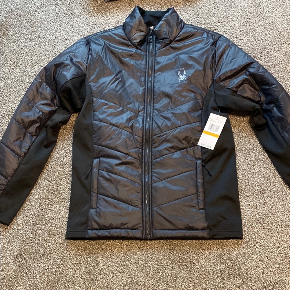 Spyder Black and Gray Men's Jacket